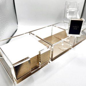 Strike Gold Tape Dispenser and Note Holder Office Desk Accessories
